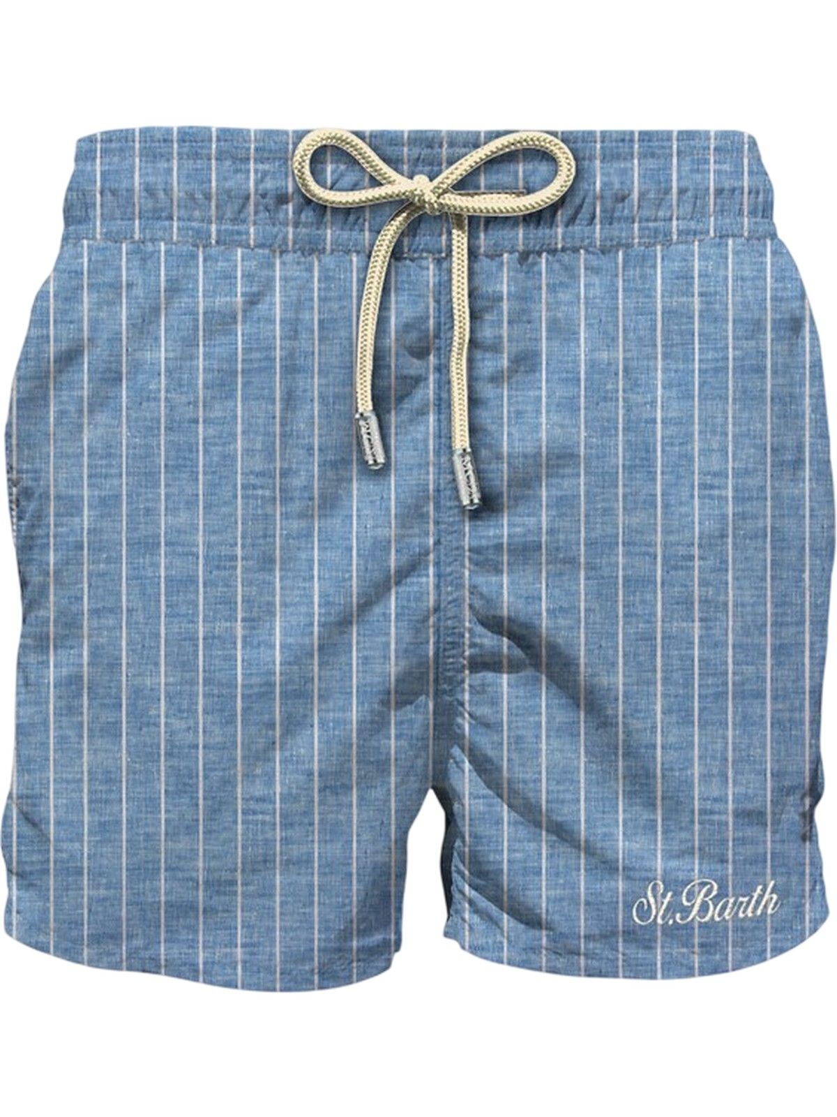 pantaloncini e calzoncini uomo mc2 saint barth - syros pinstriped linen den30 - multicolore