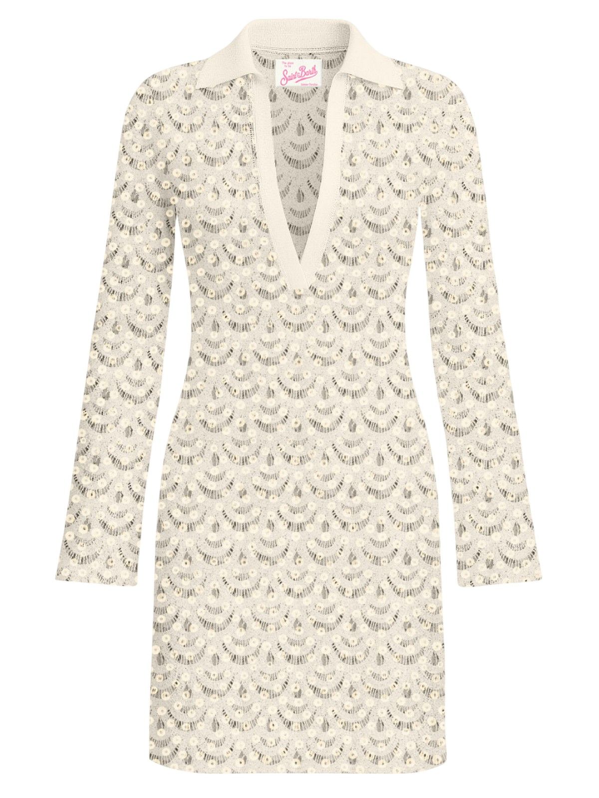 vestiti casual donna mc2 saint barth - ilary long seleeve dress - n.d.