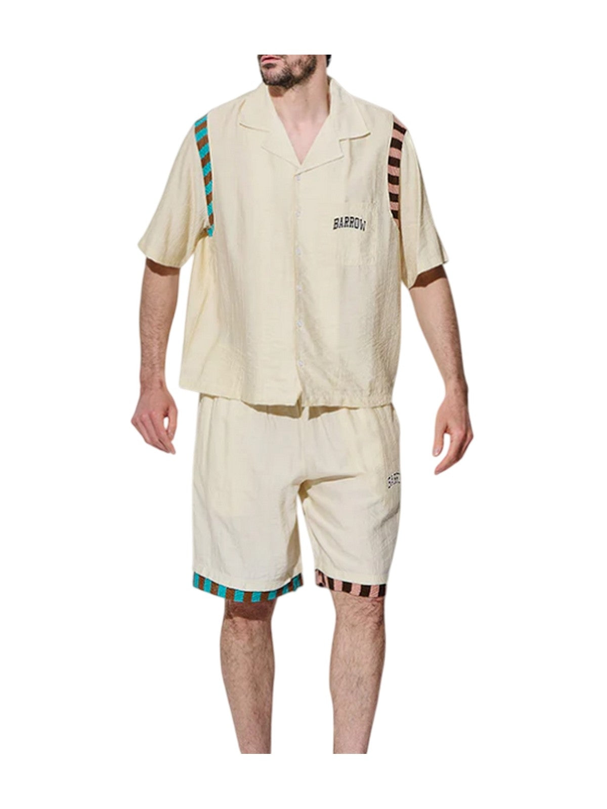 Unisex lässige Hemden Barrow - Viskose Hemd - beige