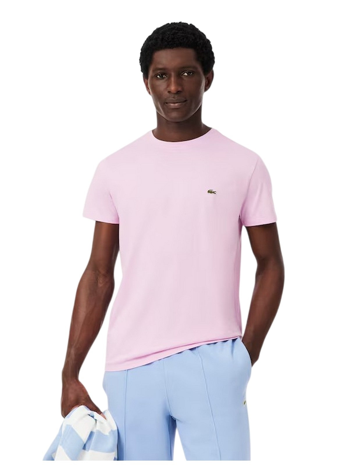 t-shirt man Lacoste - t-shirt - pink