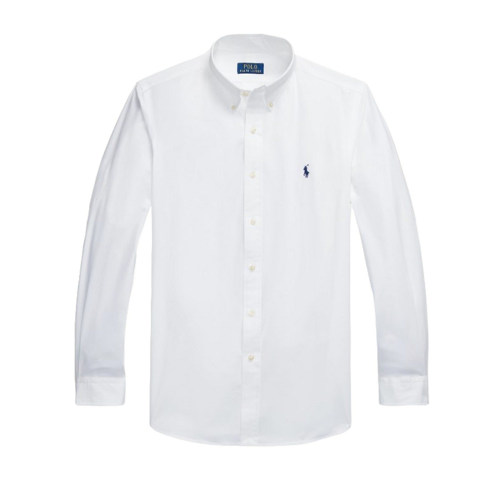 chemises décontractées homme Ralph Lauren - coupe personnalisée stretch poplin chemise - blanc