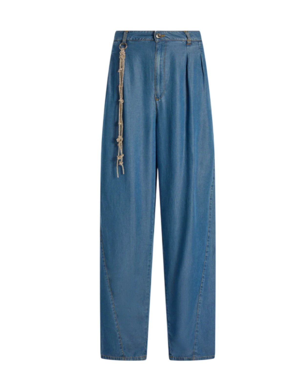 pantaloni donna circus hotel - pantalone - celeste