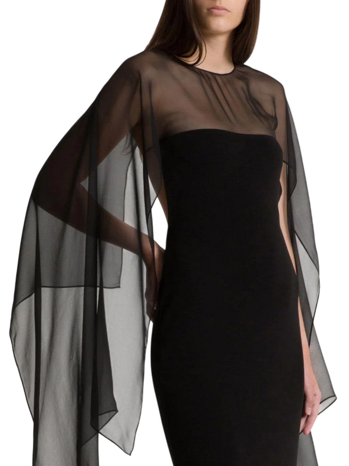vestiti da sera e cerimonia donna alberta ferretti - abito jersey - nero