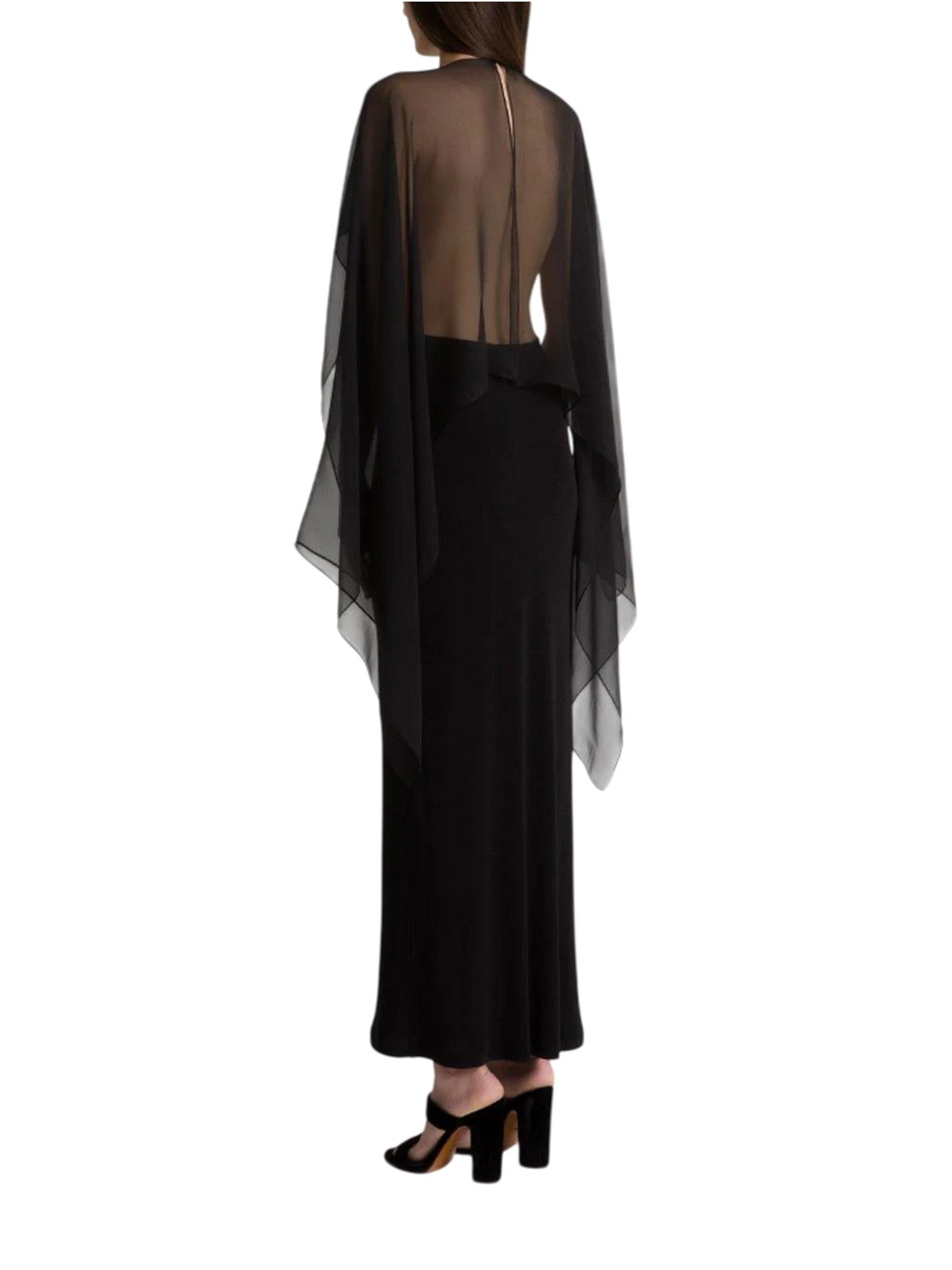 vestiti da sera e cerimonia donna alberta ferretti - abito jersey - nero