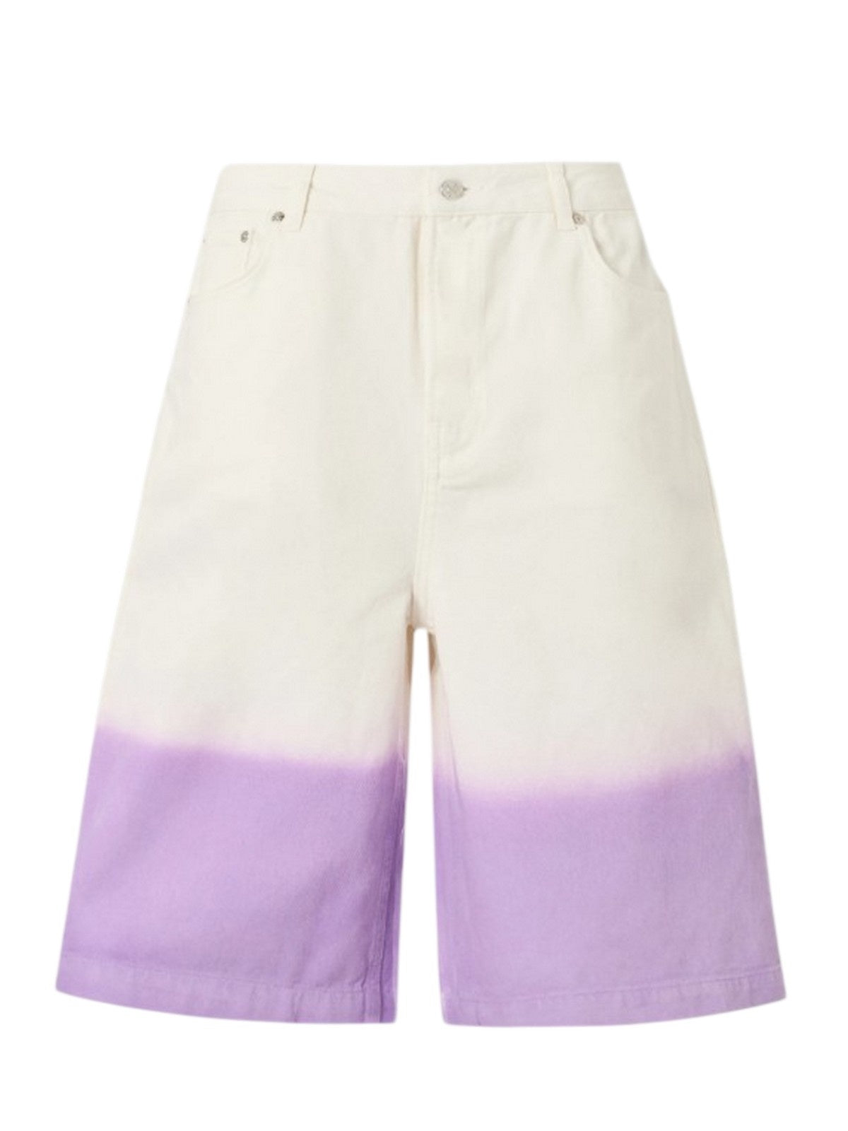 pantaloncini donna moschino jeans - pantalone bull cotone - viola