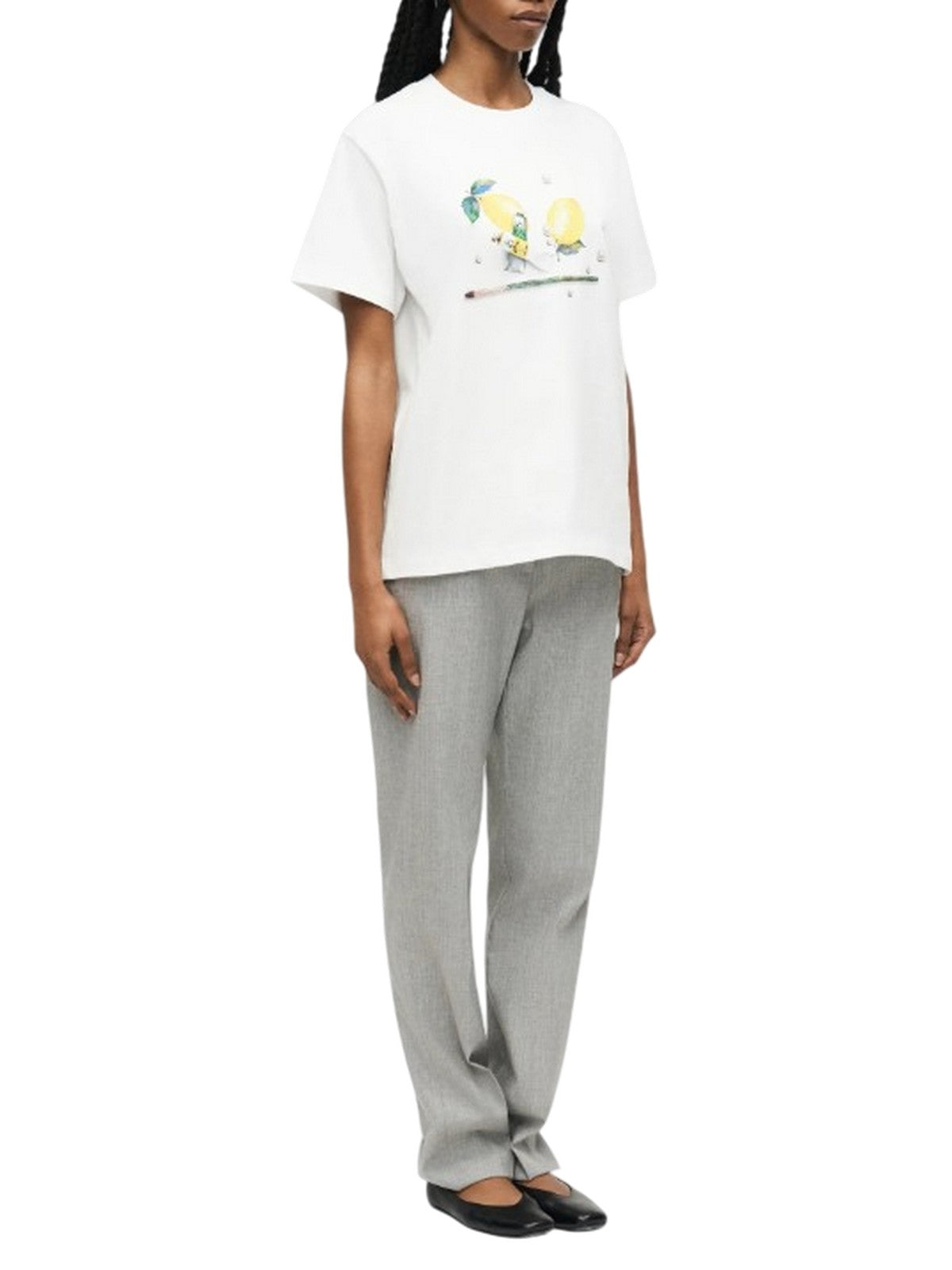t-shirt donna moschino jeans - t-shirt jersey 20 1 - bianco