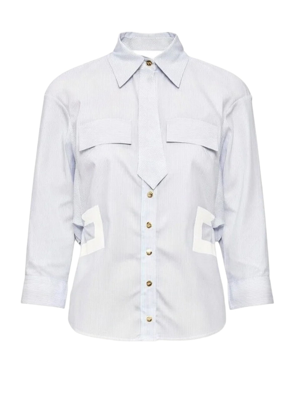 bluse e camicie donna elisabetta franchi - camicia - bianco