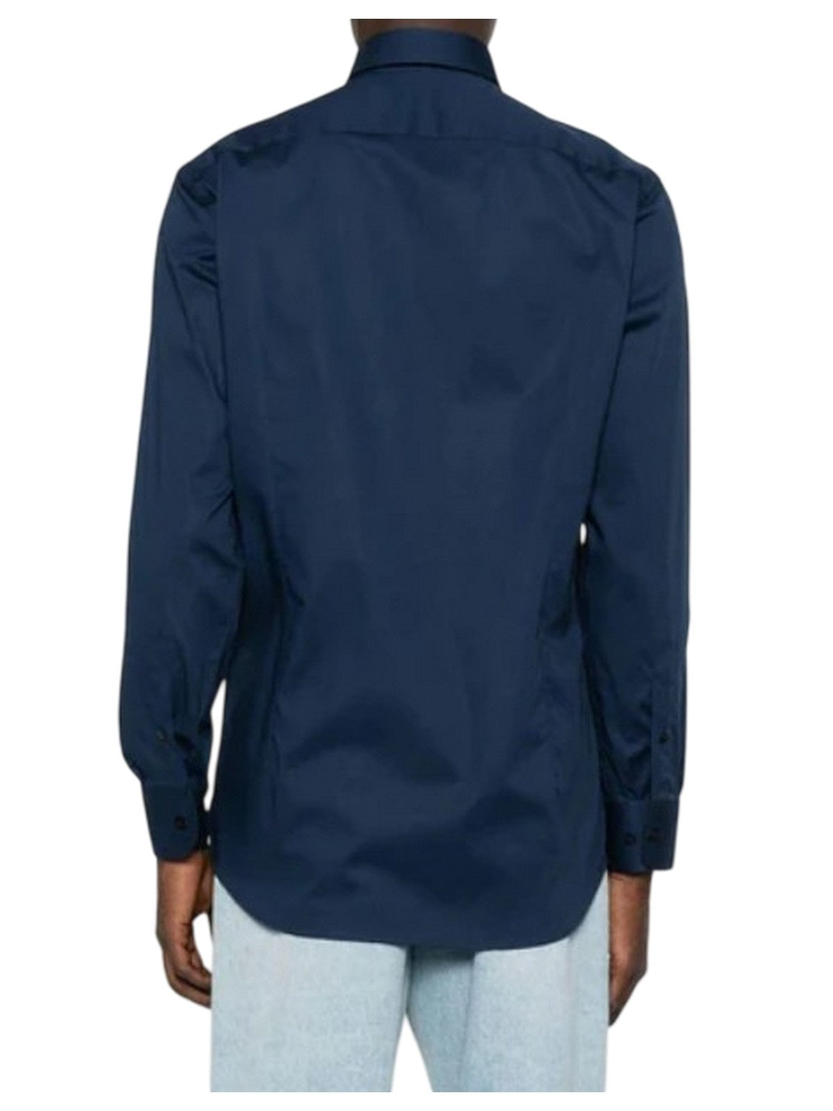 chemises décontractées homme Etro - logo roma chemise - bleu