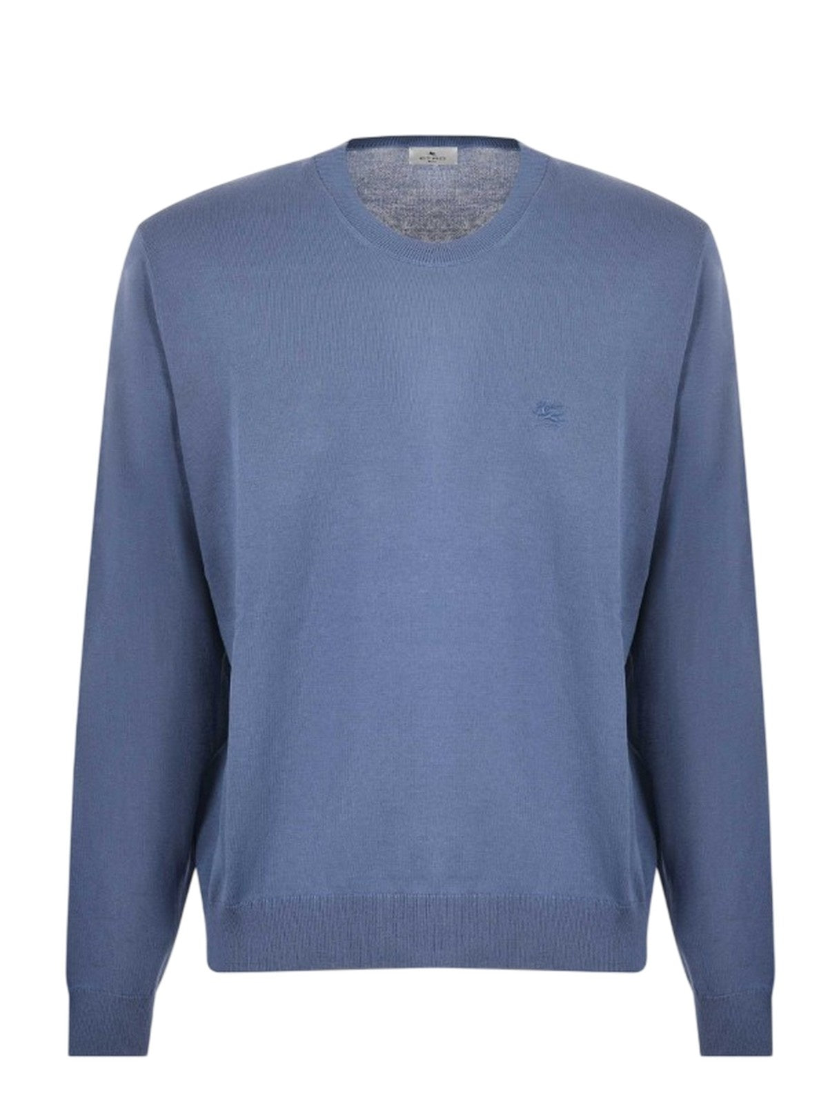 Men's sweaters Etro - knitted c-neck - blue