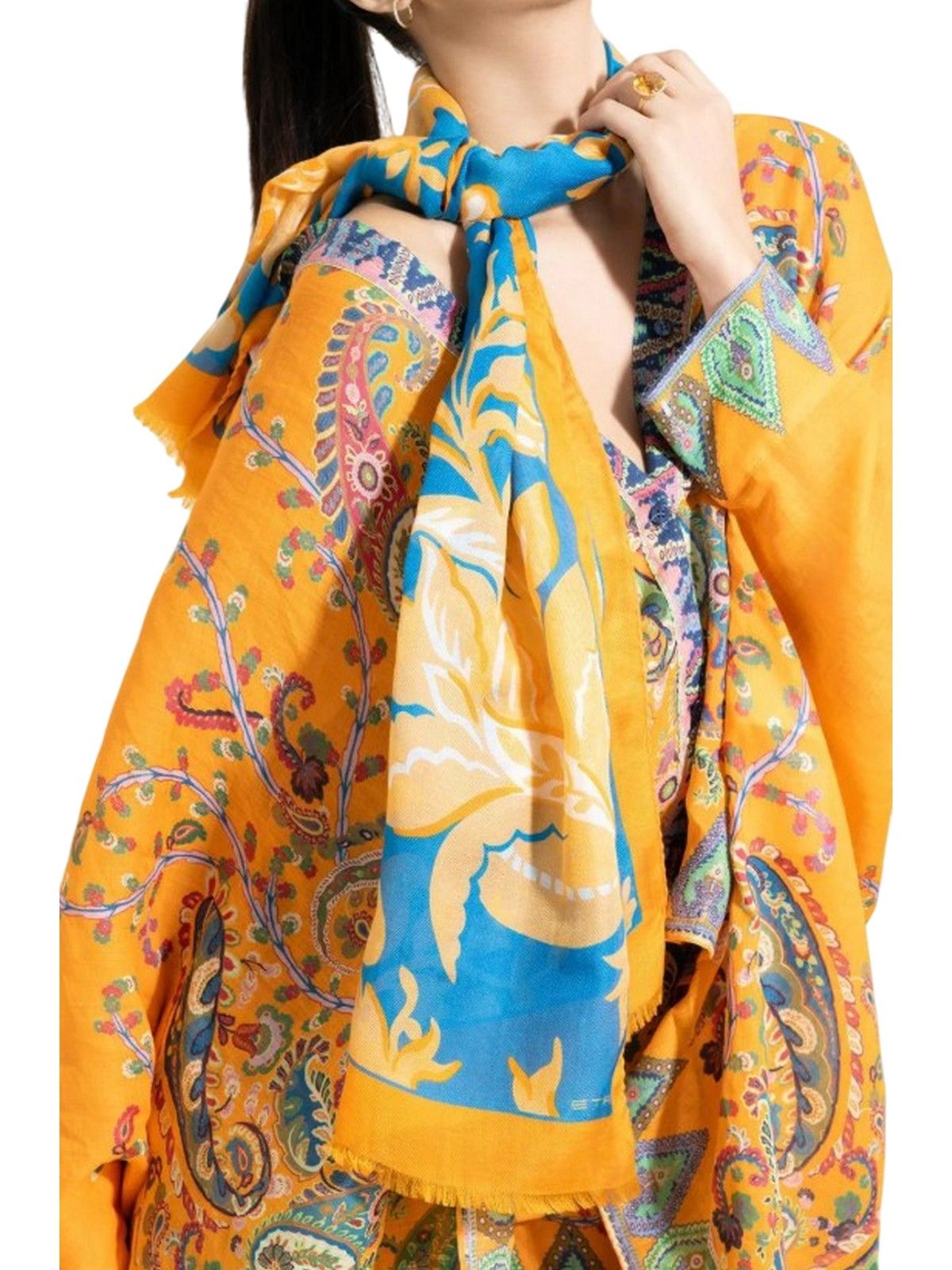 sciarpe donna etro - women's tosca scarf - multicolore
