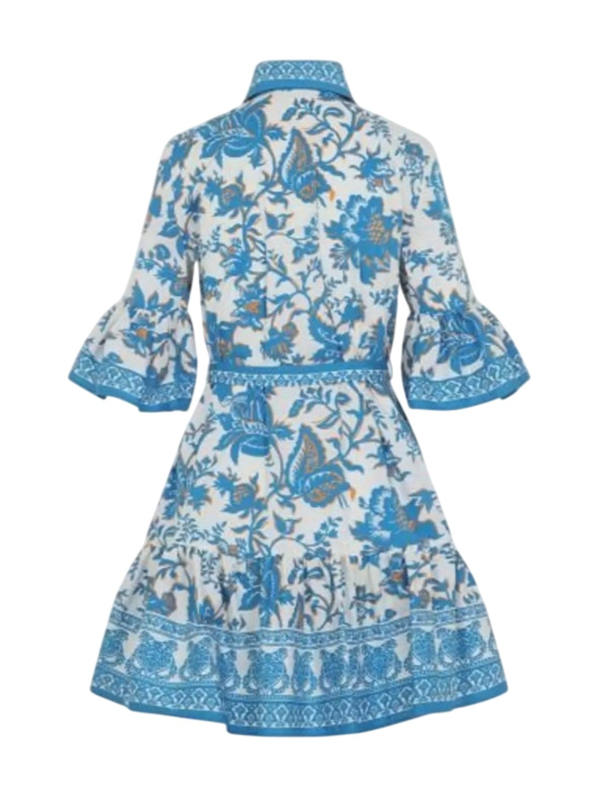 casual woman clothes Etro - women's mini shirt dress with belt - multicolor