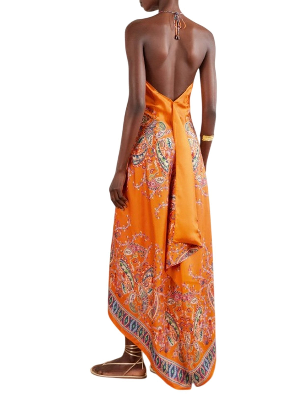 casual woman clothes Etro - women's halter neck beach dress - multicolor