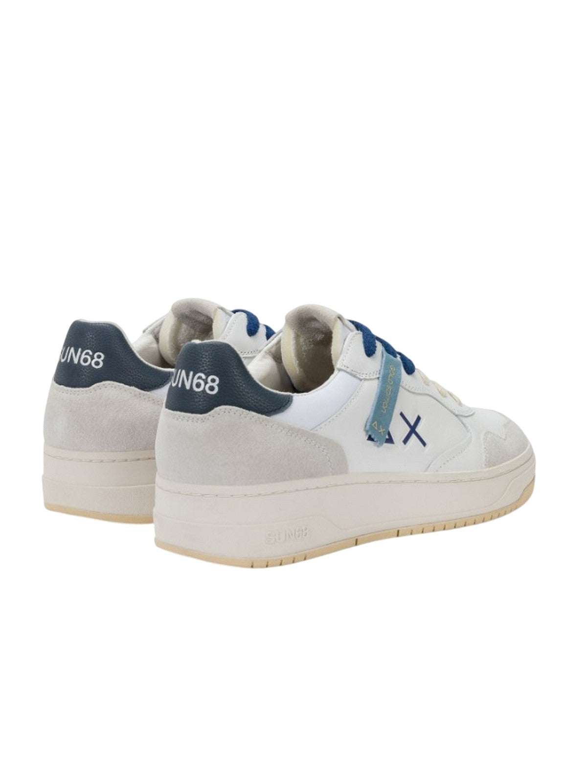 sneaker man Sun68 - big basketball evo - white