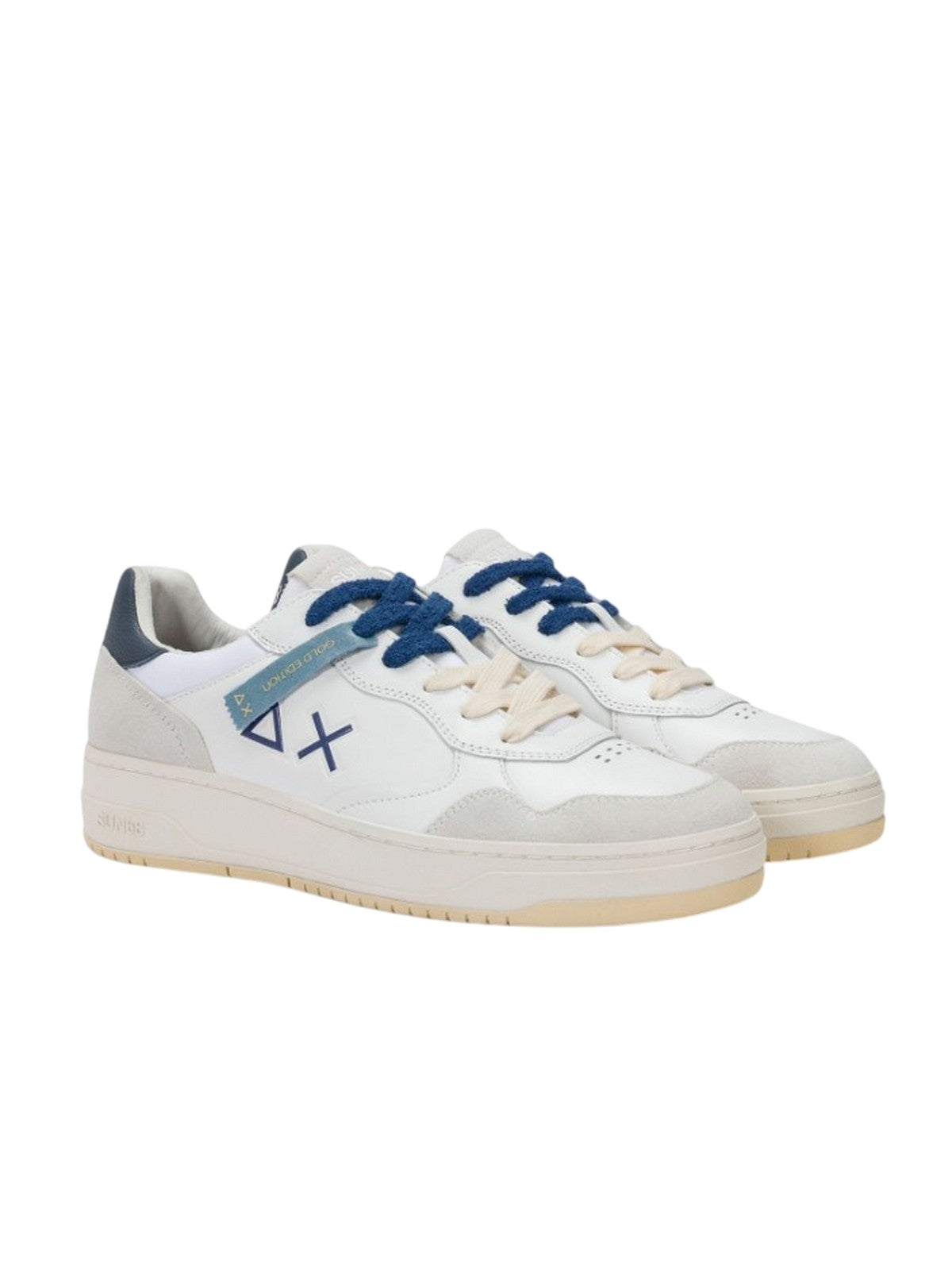 sneaker man Sun68 - big basketball evo - white