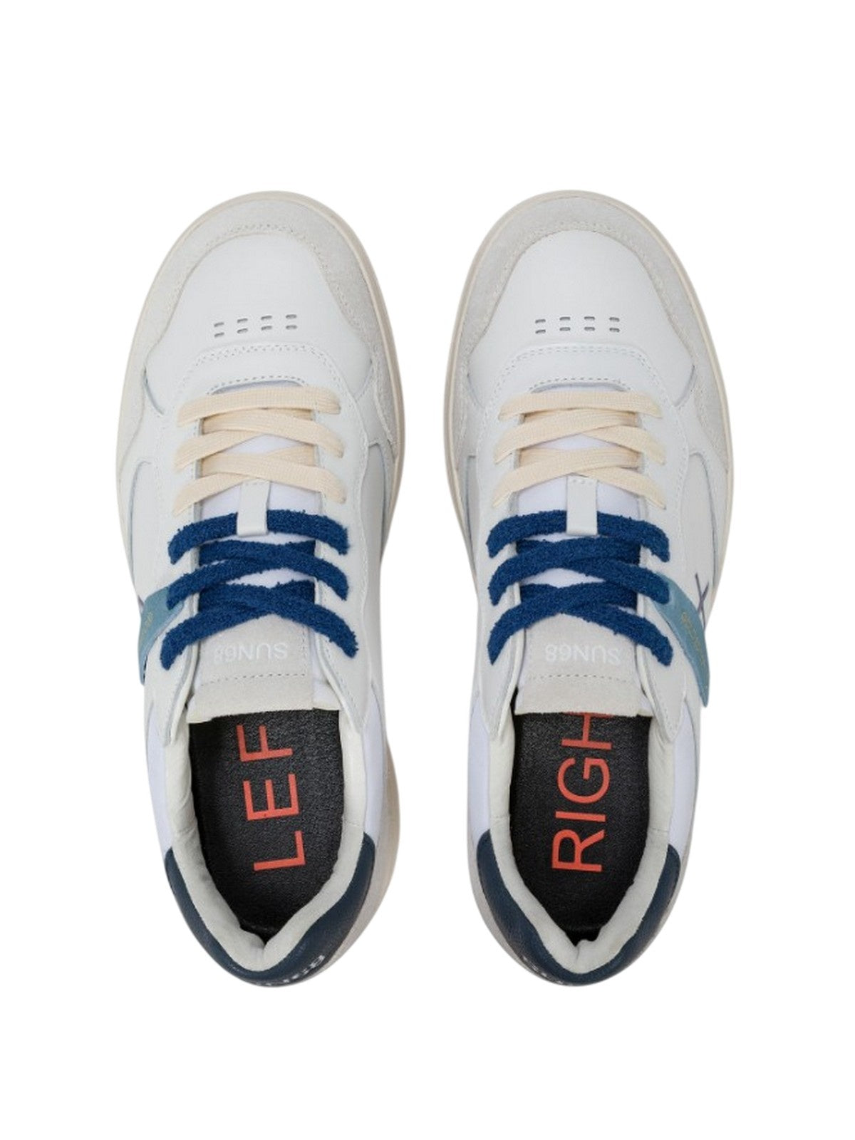 sneaker man Sun68 - big basketball evo - white