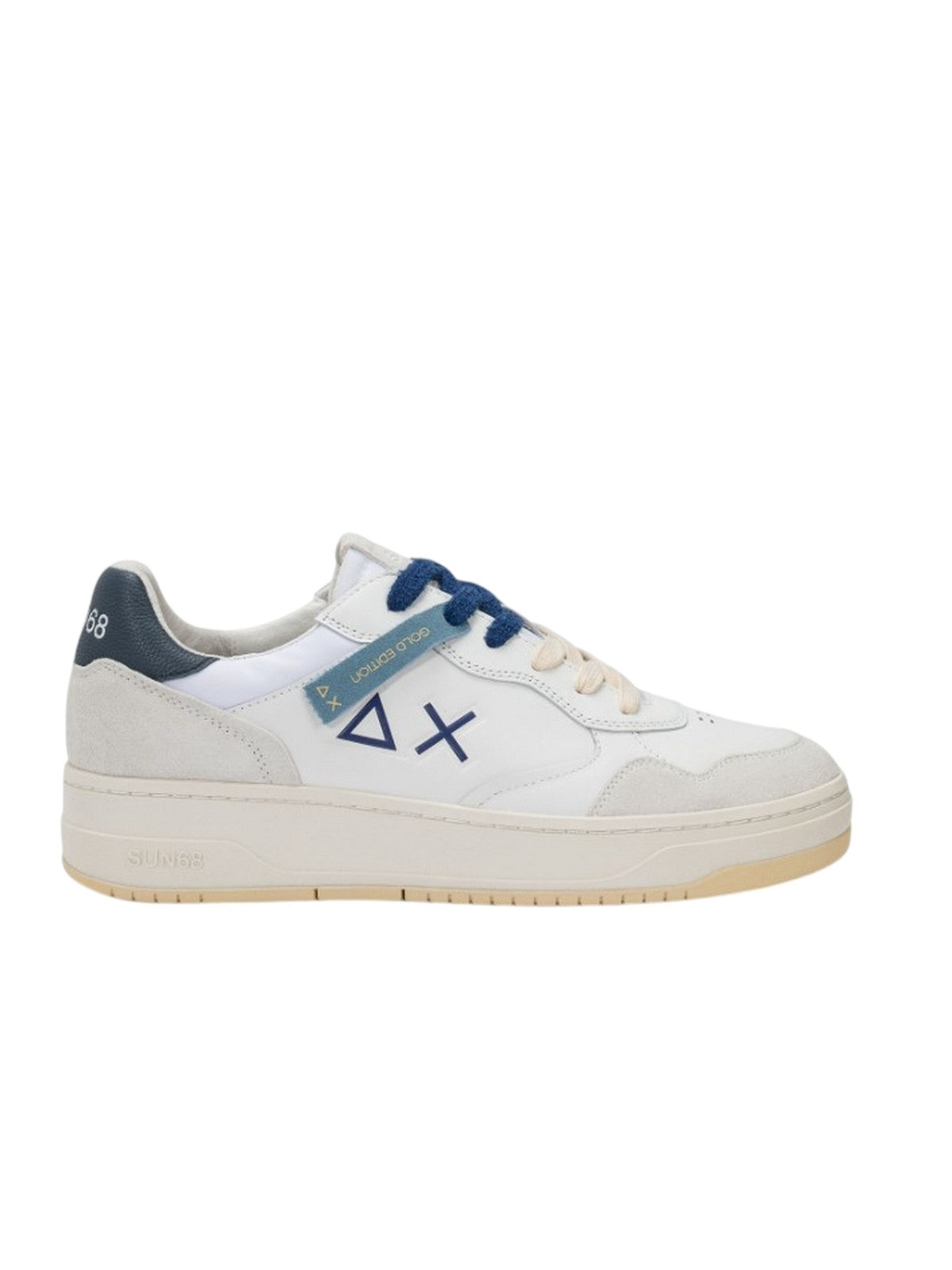 sneaker man Sun68 - big basketball evo - white