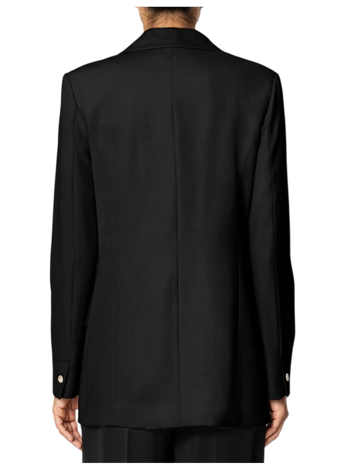 women's jackets rue•8isquit - double-breasted cady jacket - black