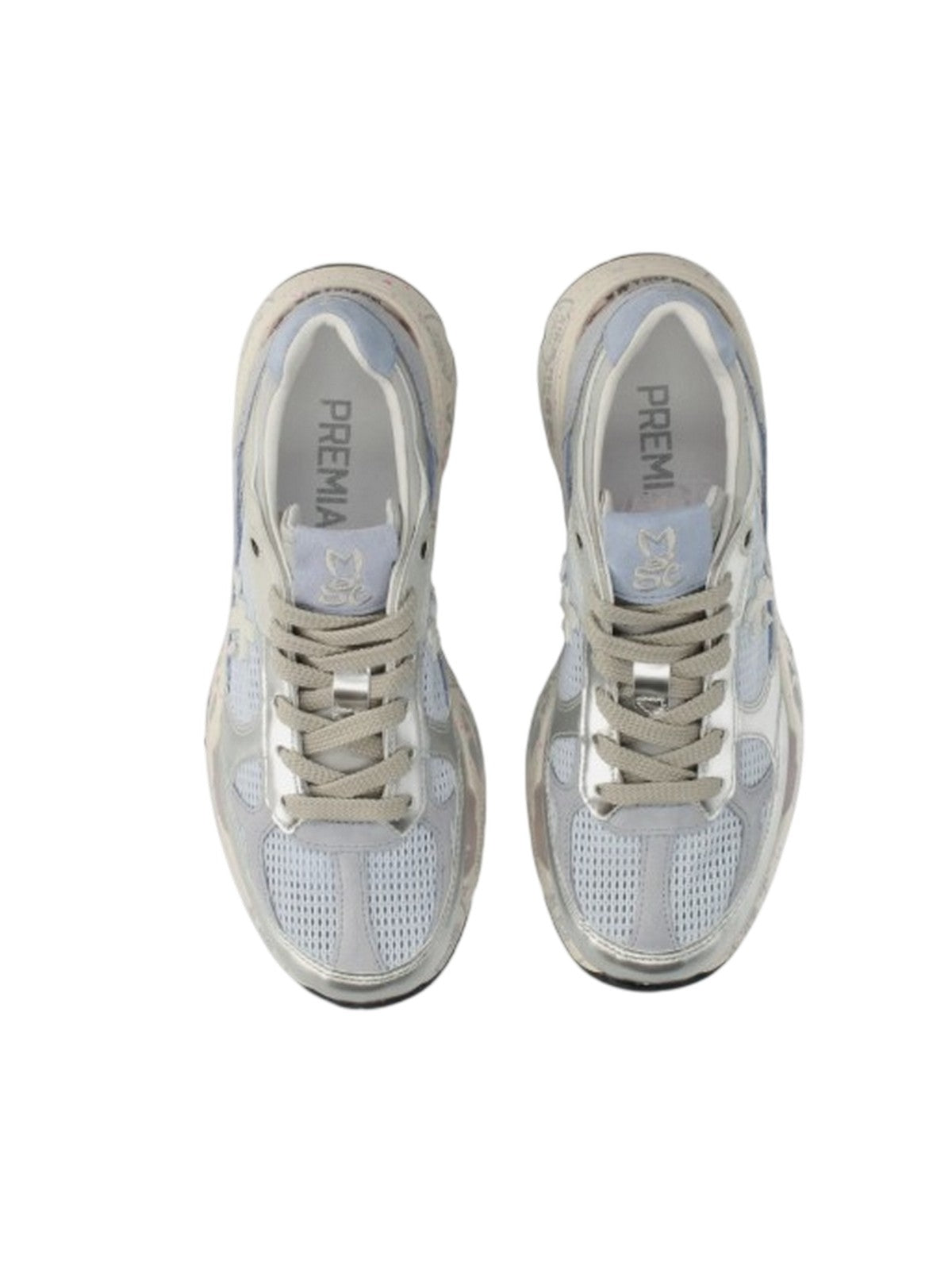 sneaker donna premiata - scarpe allacciata - azzurro