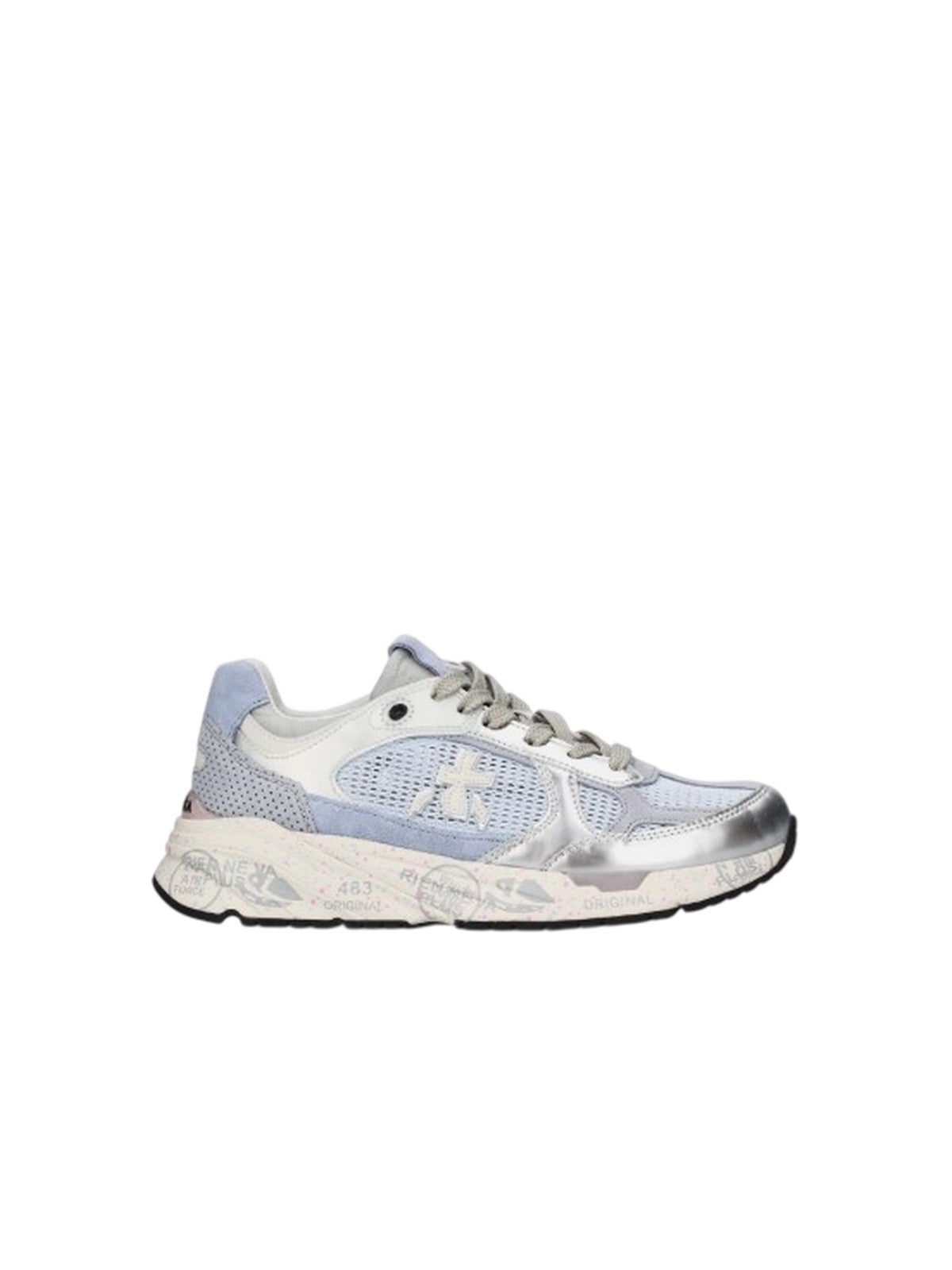 sneaker donna premiata - scarpe allacciata - azzurro