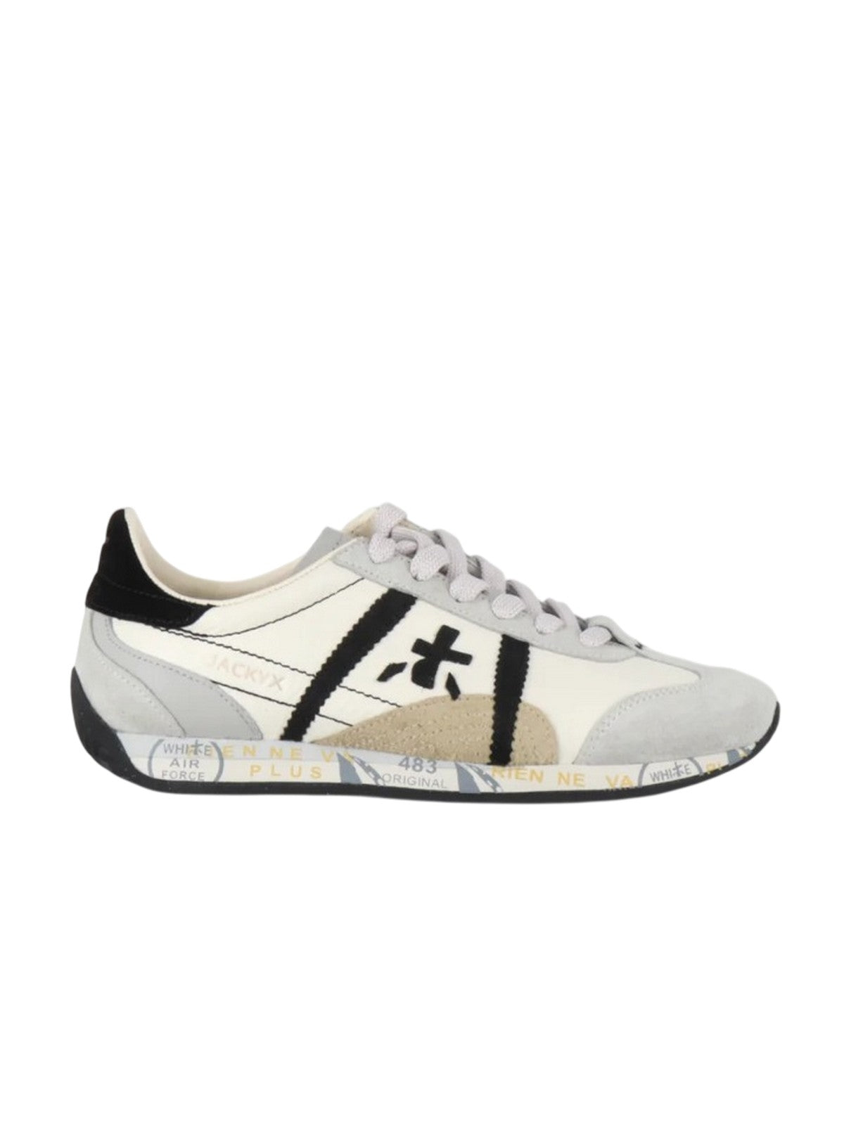 sneaker donna premiata - scarpe allacciata - bianco