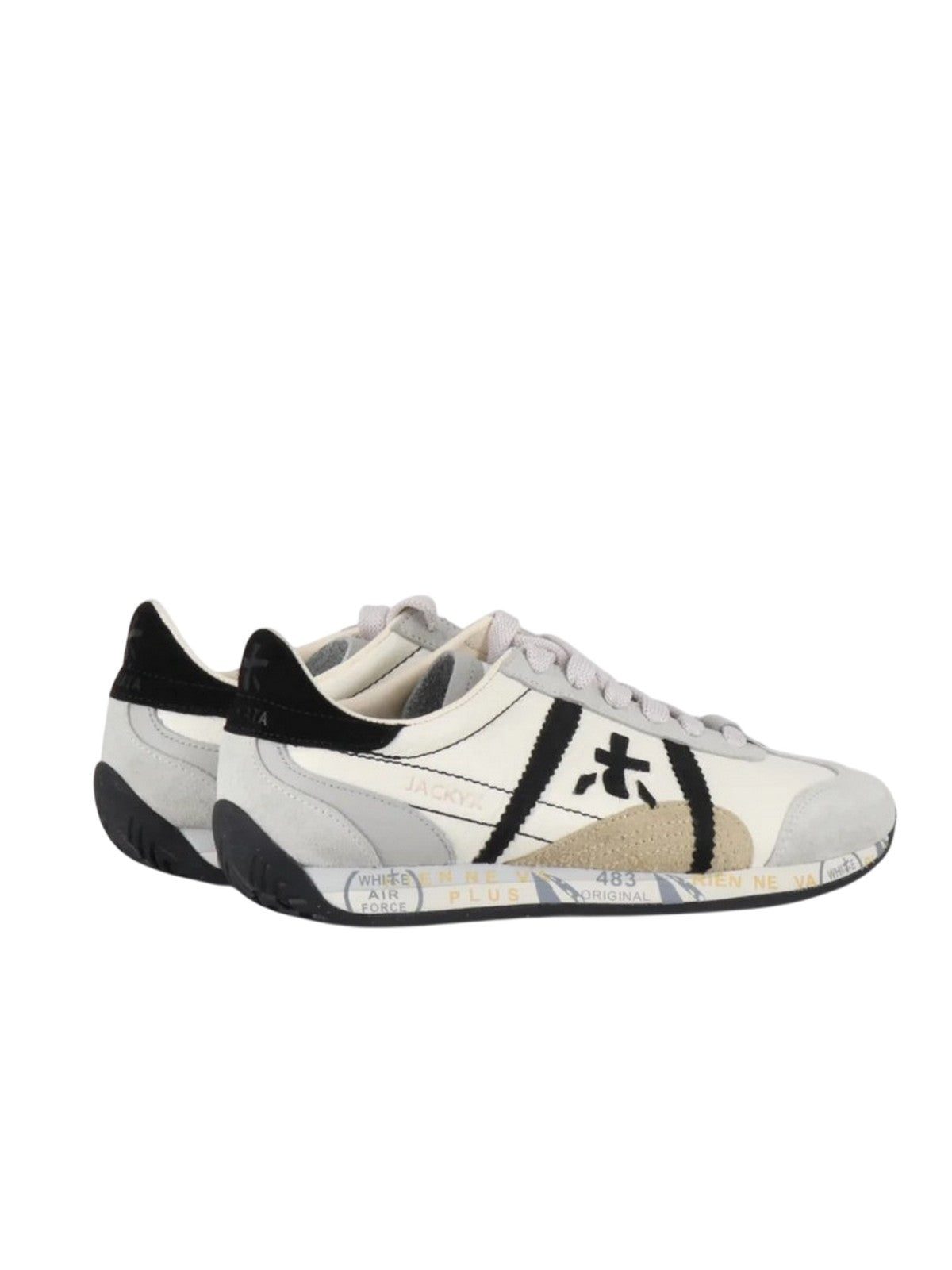 sneaker donna premiata - scarpe allacciata - bianco