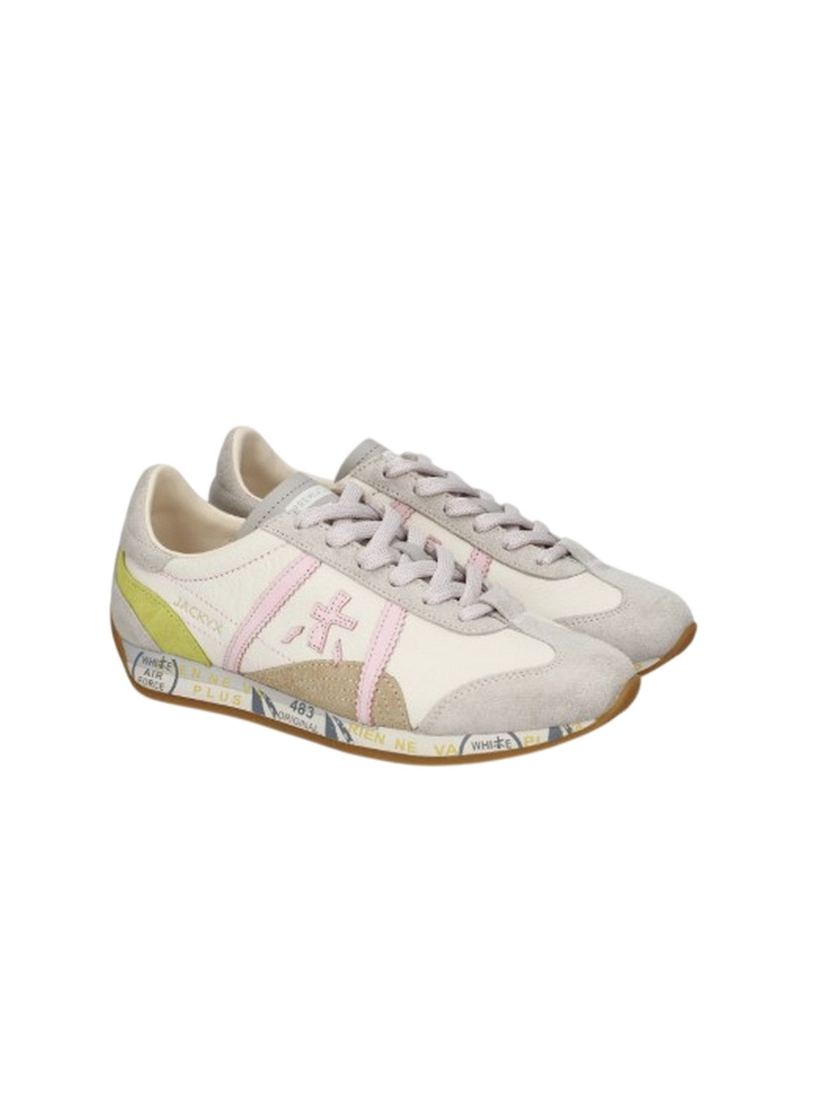 sneaker donna premiata - scarpe allacciata - multicolore
