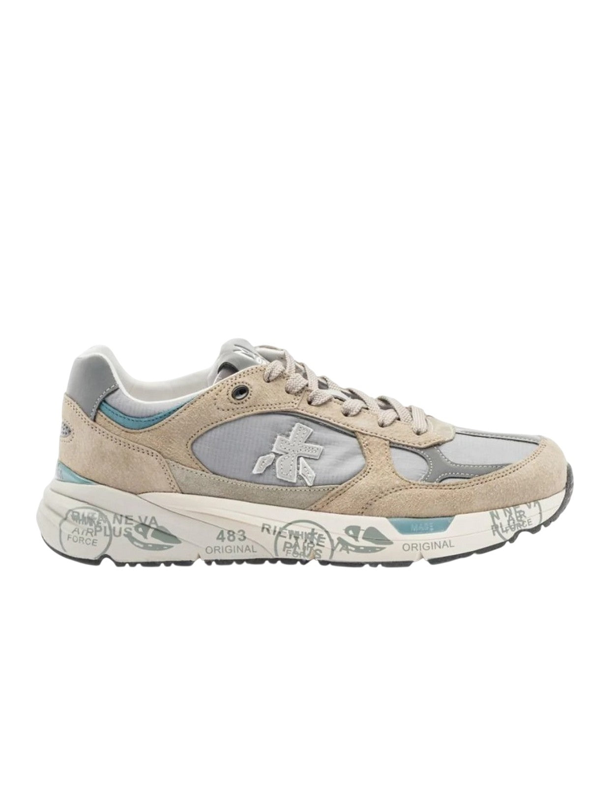 sneaker man Premiata - laced shoe - beige