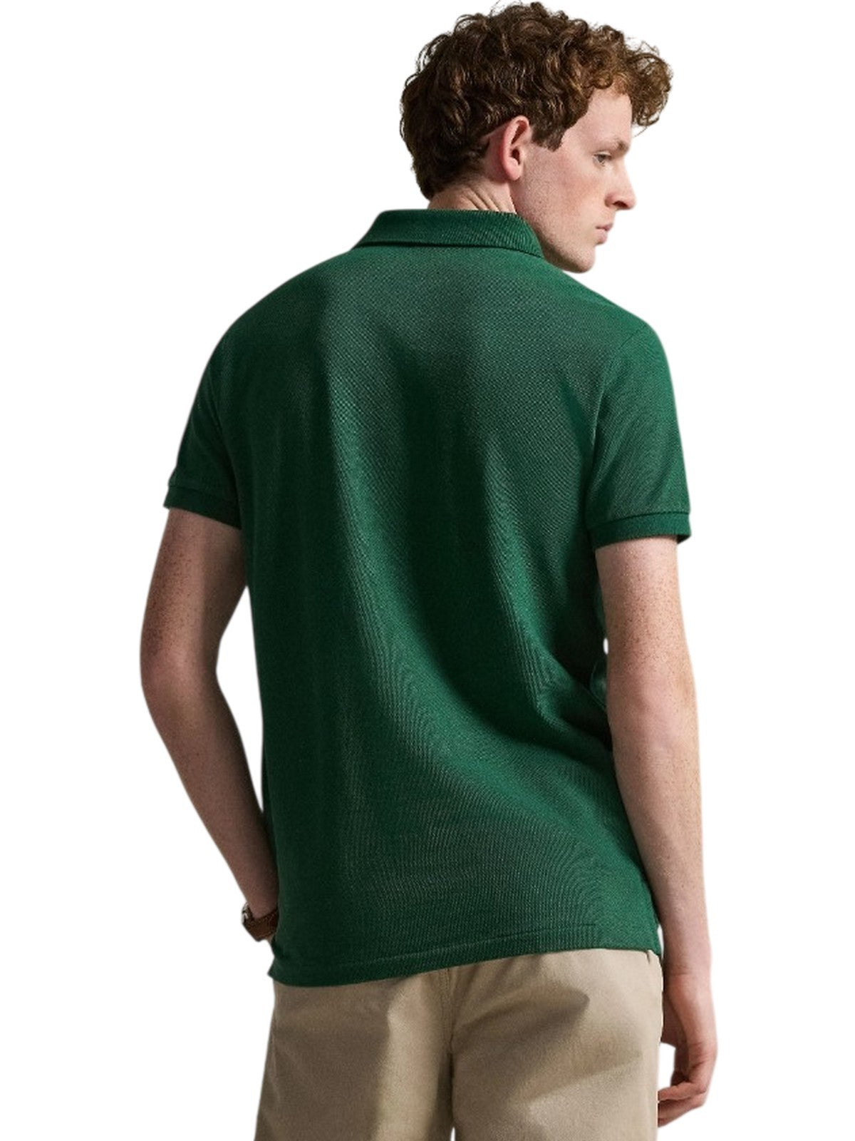 polo man Ralph Lauren - sskccmslm1 short sleeve knit - green