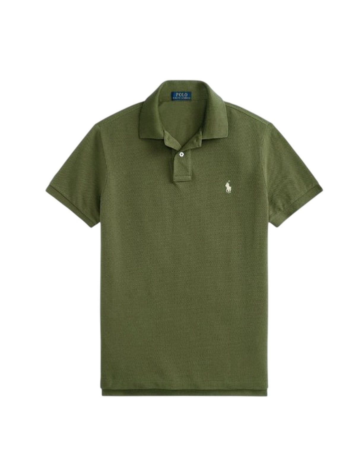 polo uomo ralph lauren - sskccmslm1 short sleeve knit - verde