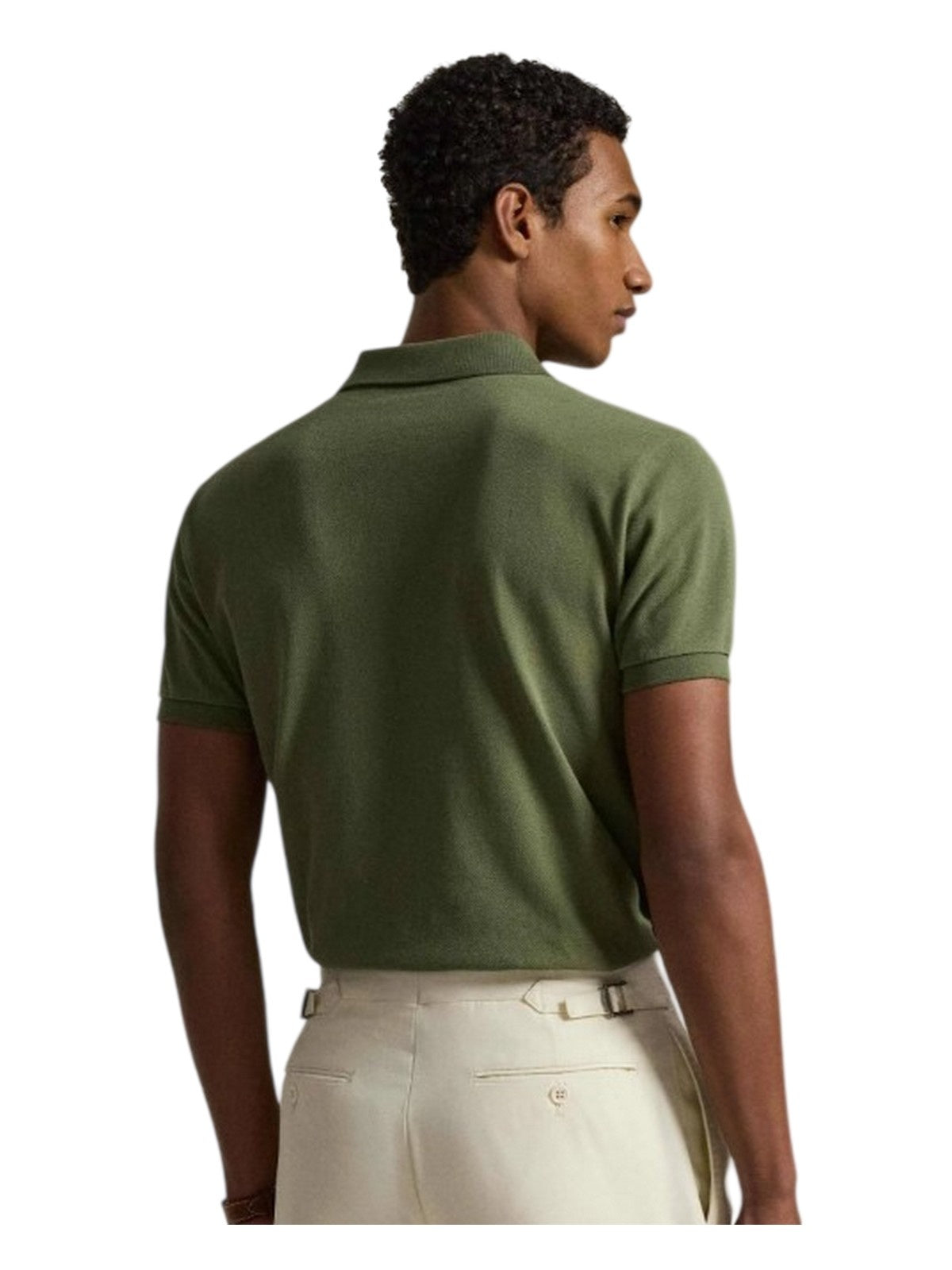 polo man Ralph Lauren - sskccmslm1 short sleeve knit - green