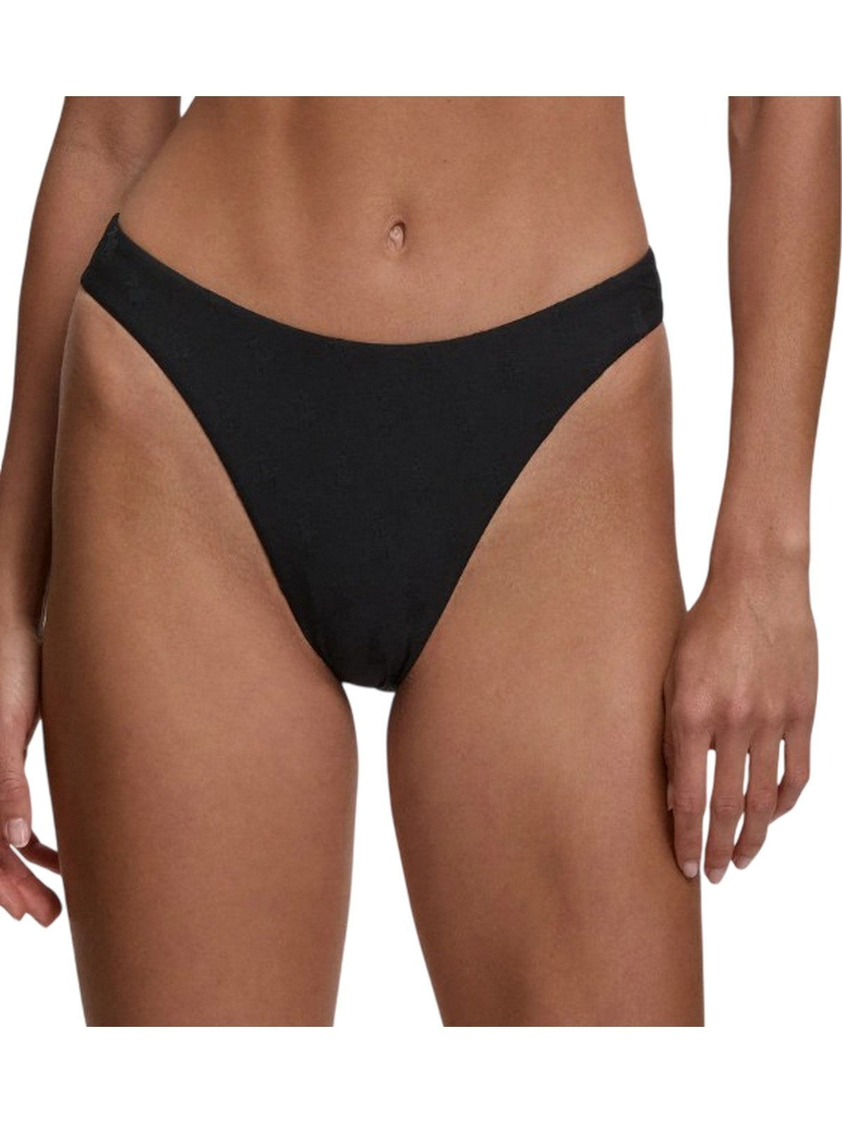 briefs, tanga and ass woman Ralph Lauren Beachwear - high leg scoop - black