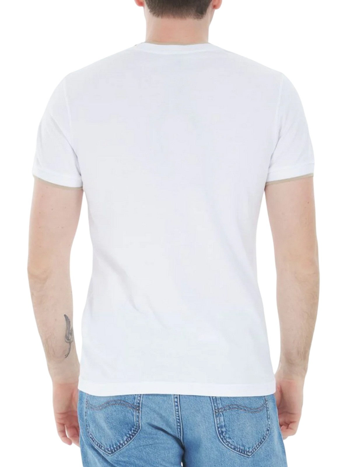 t-shirt uomo colmar - t-shirt monday - bianco