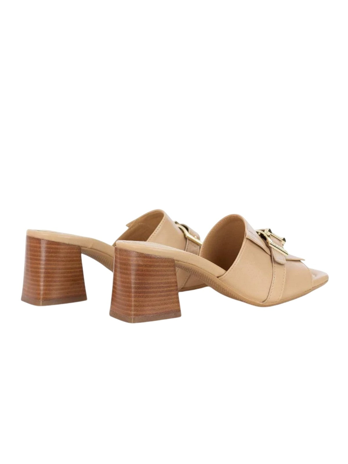 scarpe con tacco donna lorenzo mari - fresia nappa beige - beige
