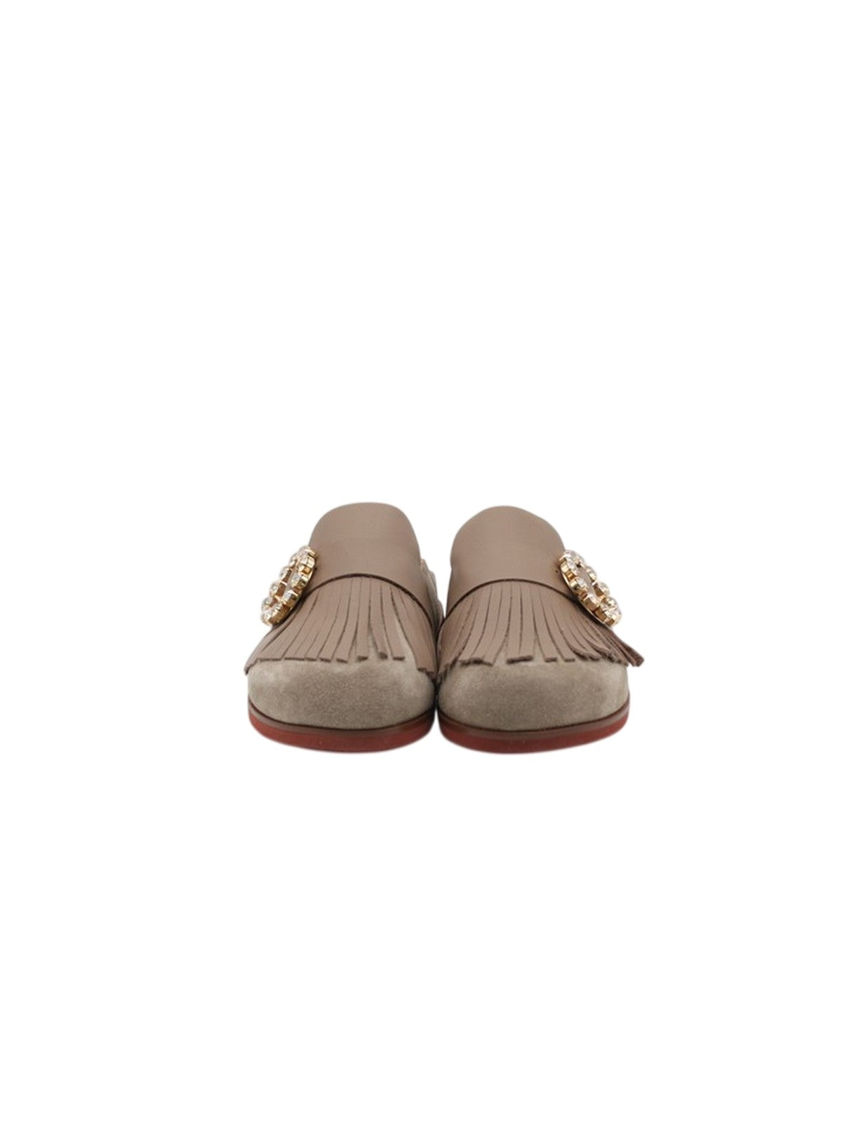 ciabatte donna lorenzo mari - velour tortora - grigio