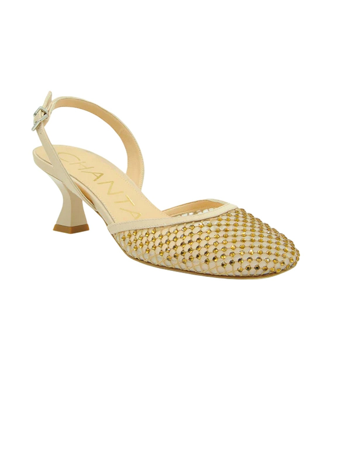 Zapatos de tacón femenino Chantal 1962 - mapa Fondotimia ret beige - beige
