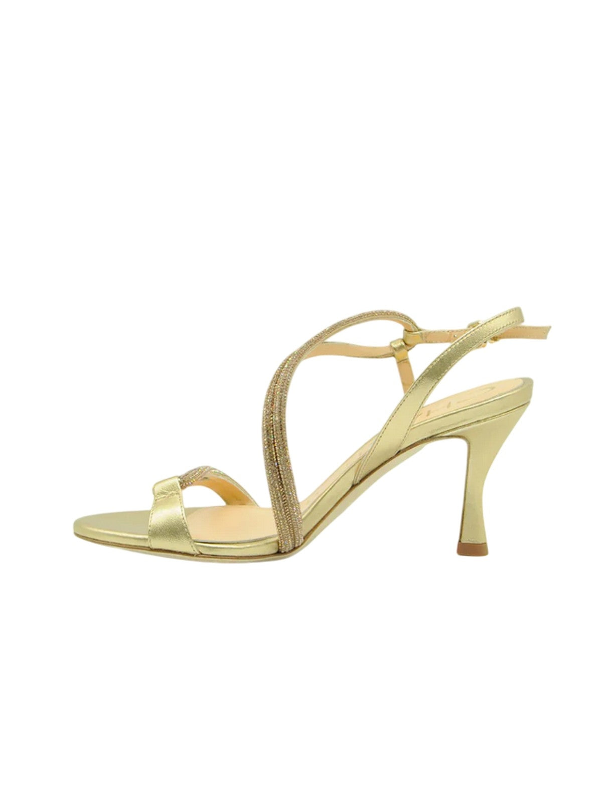 scarpe con tacco donna chantal 1962 - satin mekong - beige