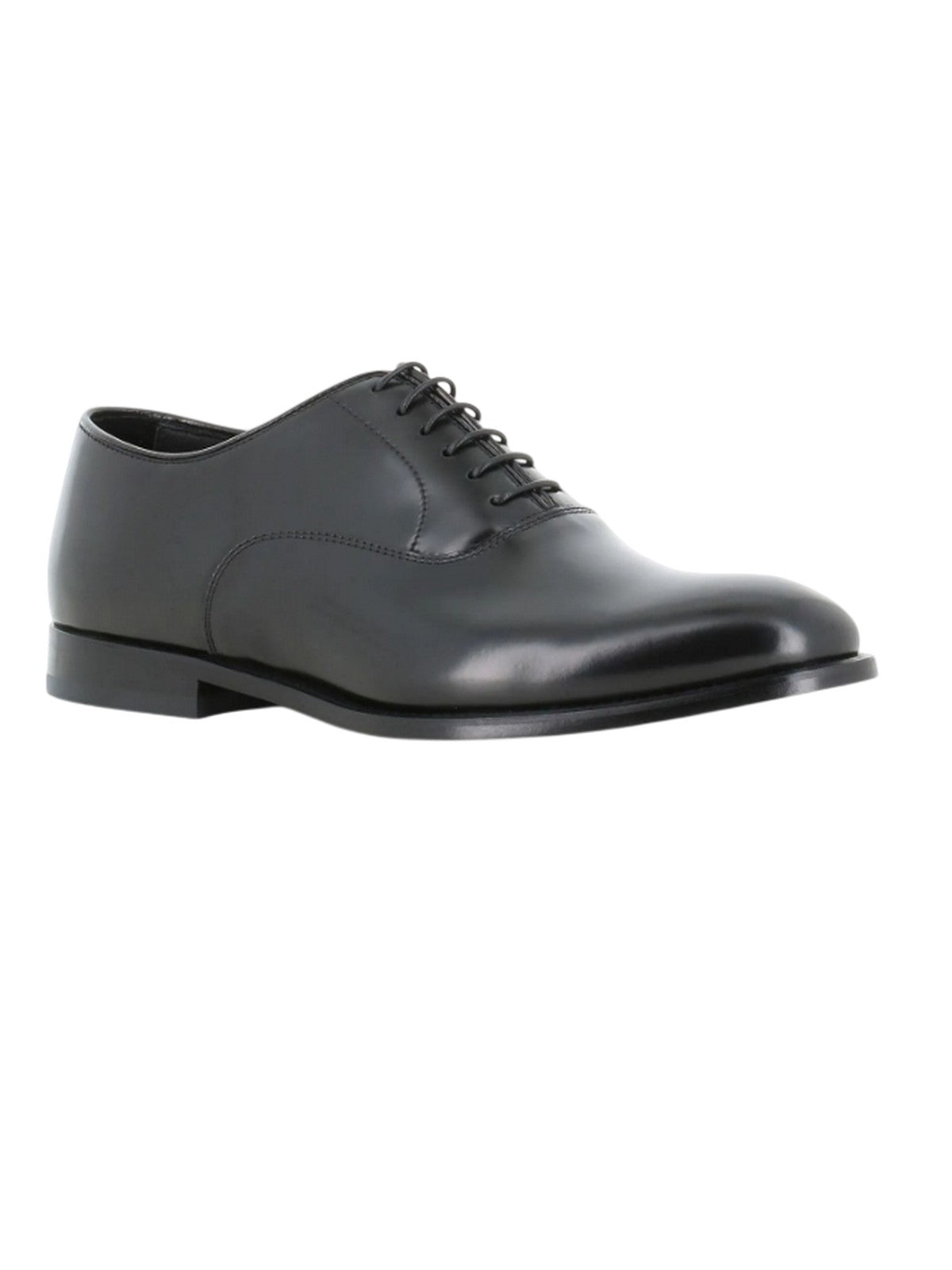 Mocassini man Doucal's - negro cepillado oxford - negro