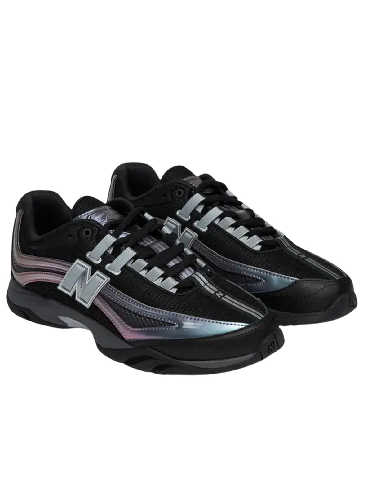 sneaker unisex new balance - scarpa lifestyle unisex leather synthetic - nero