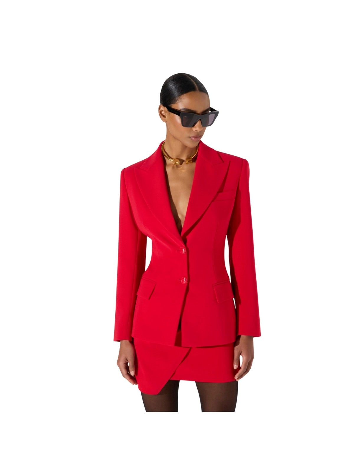 chaquetas de mujer Elisabetta Franchi - chaqueta roja