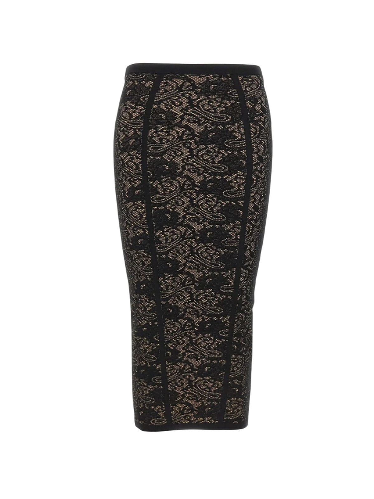 gonne eleganti donna elisabetta franchi - gonna di maglia - nero
