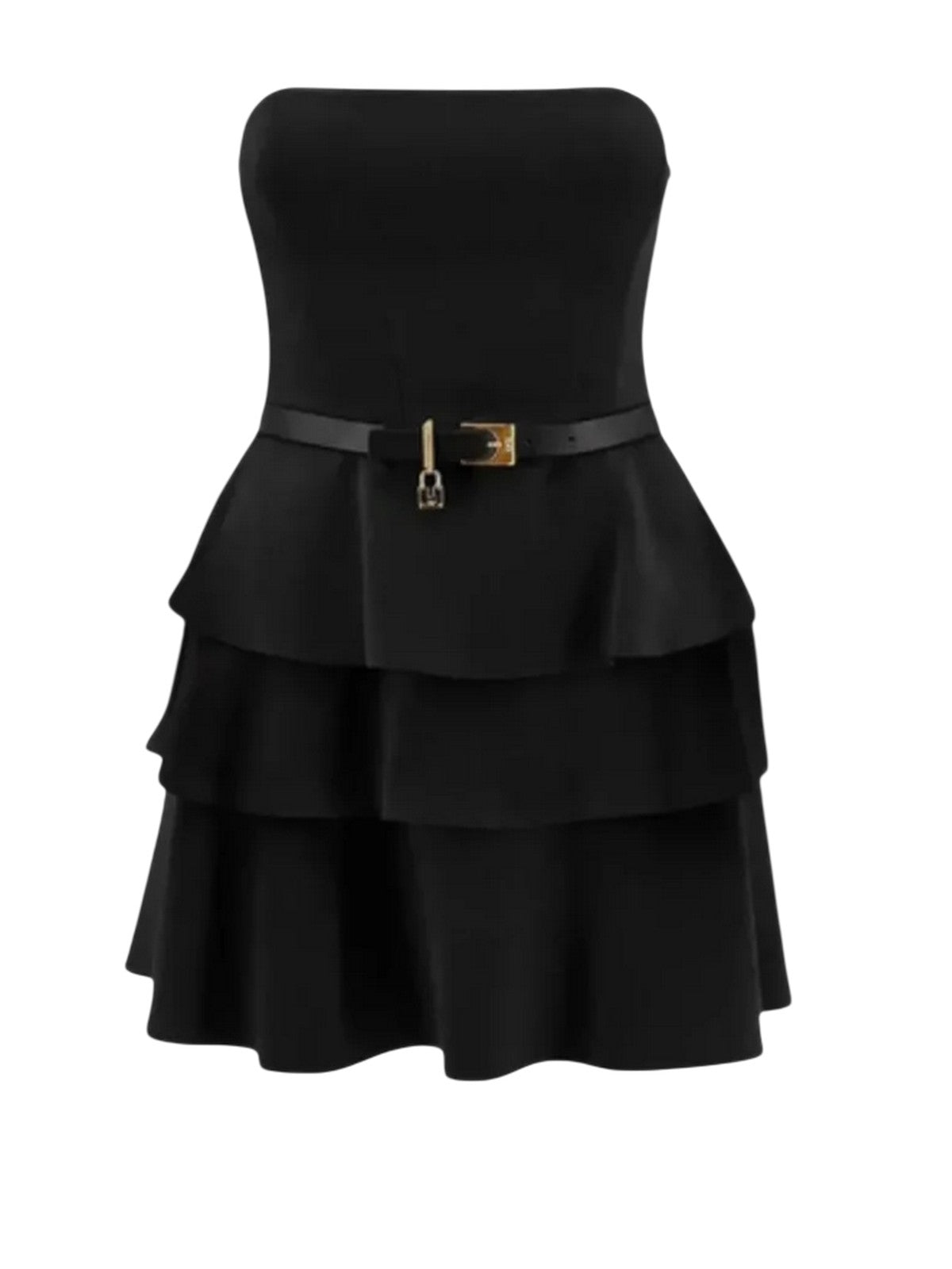 vestiti da sera e cerimonia donna elisabetta franchi - abito donna con cintura - nero
