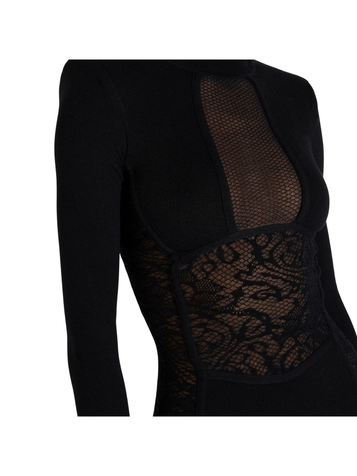 vestiti da sera e cerimonia donna elisabetta franchi - abito di maglia - nero