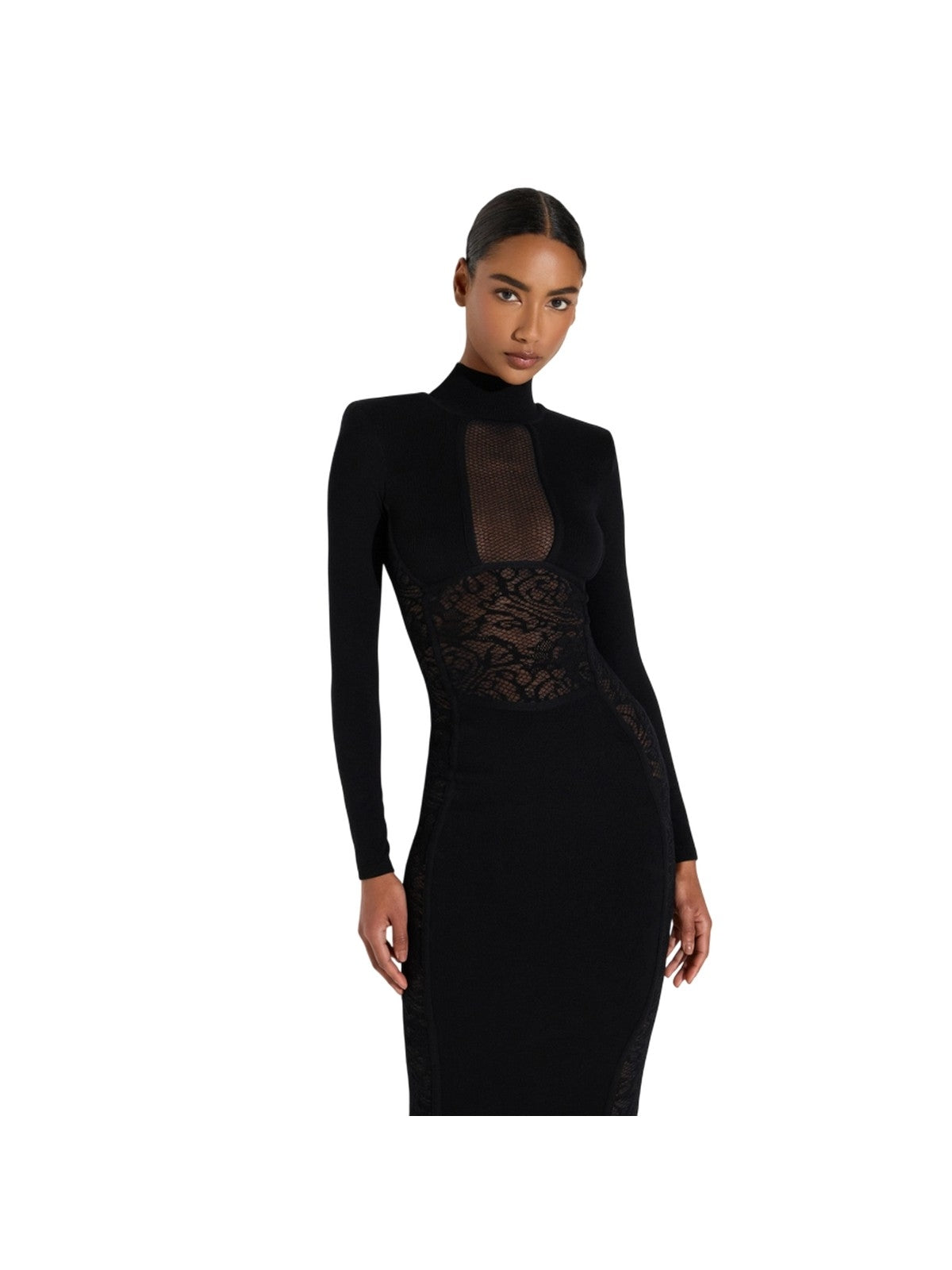 vestiti da sera e cerimonia donna elisabetta franchi - abito di maglia - nero