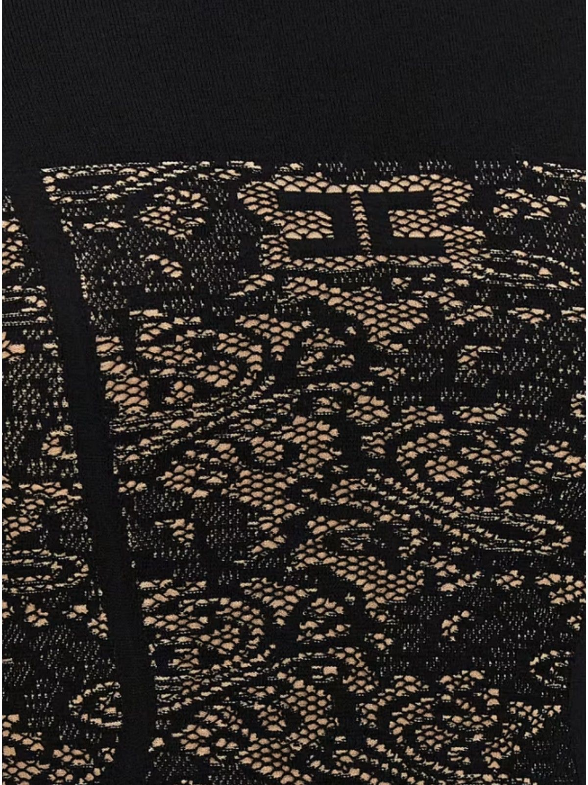 vestidos de noche y ceremonia de mujeres Elisabetta Franchi - vestido de punto - negro