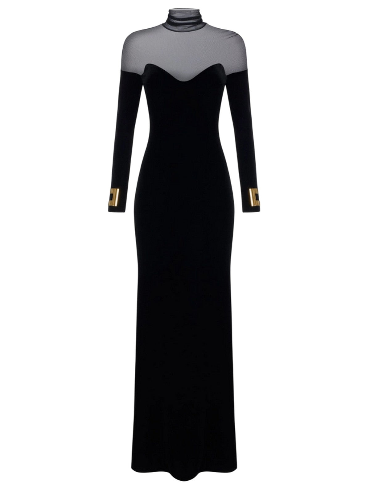 vestidos de noche y ceremonia de mujeres Elisabetta Franchi - vestido de mujer - negro