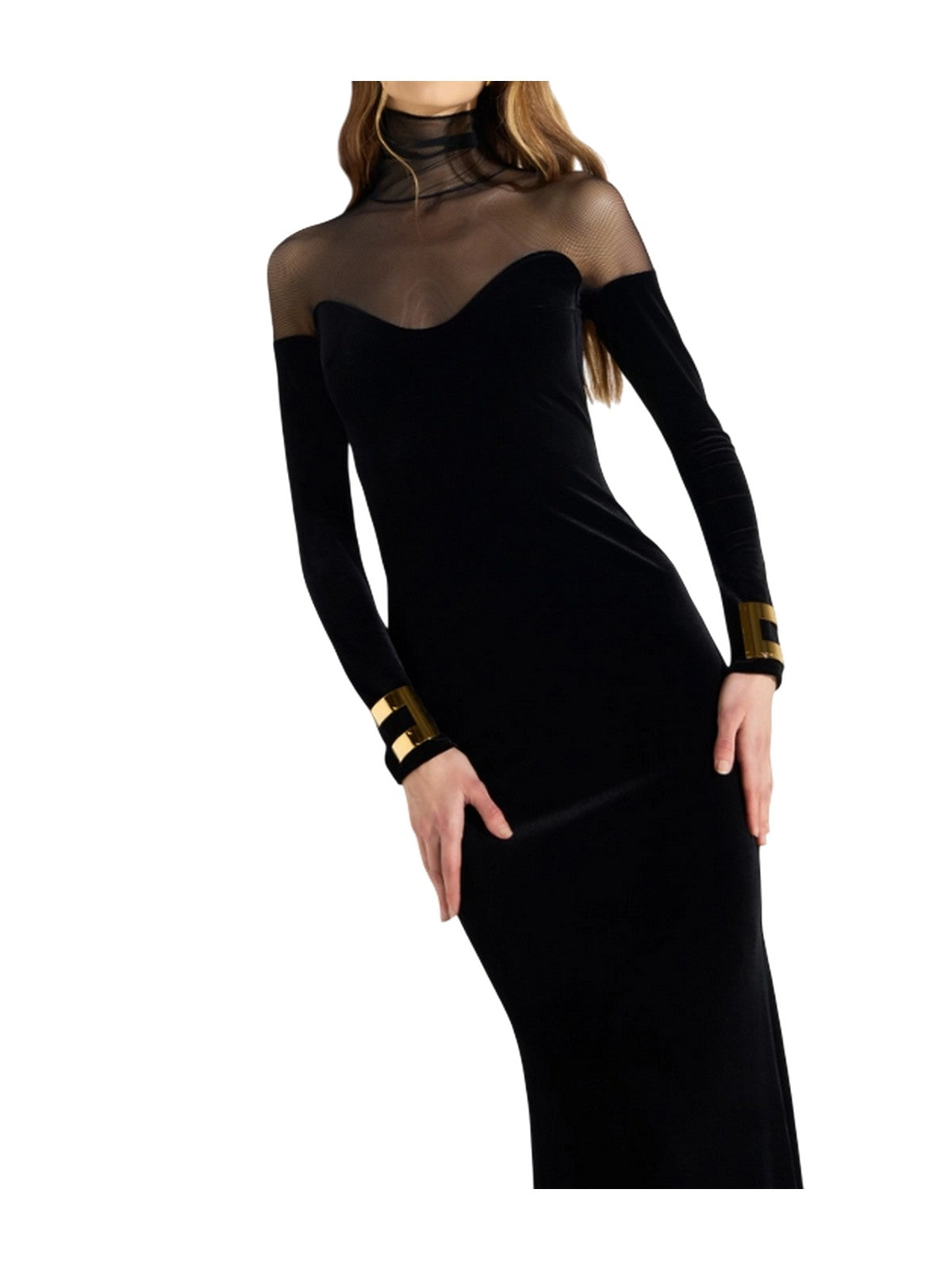 vestidos de noche y ceremonia de mujeres Elisabetta Franchi - vestido de mujer - negro