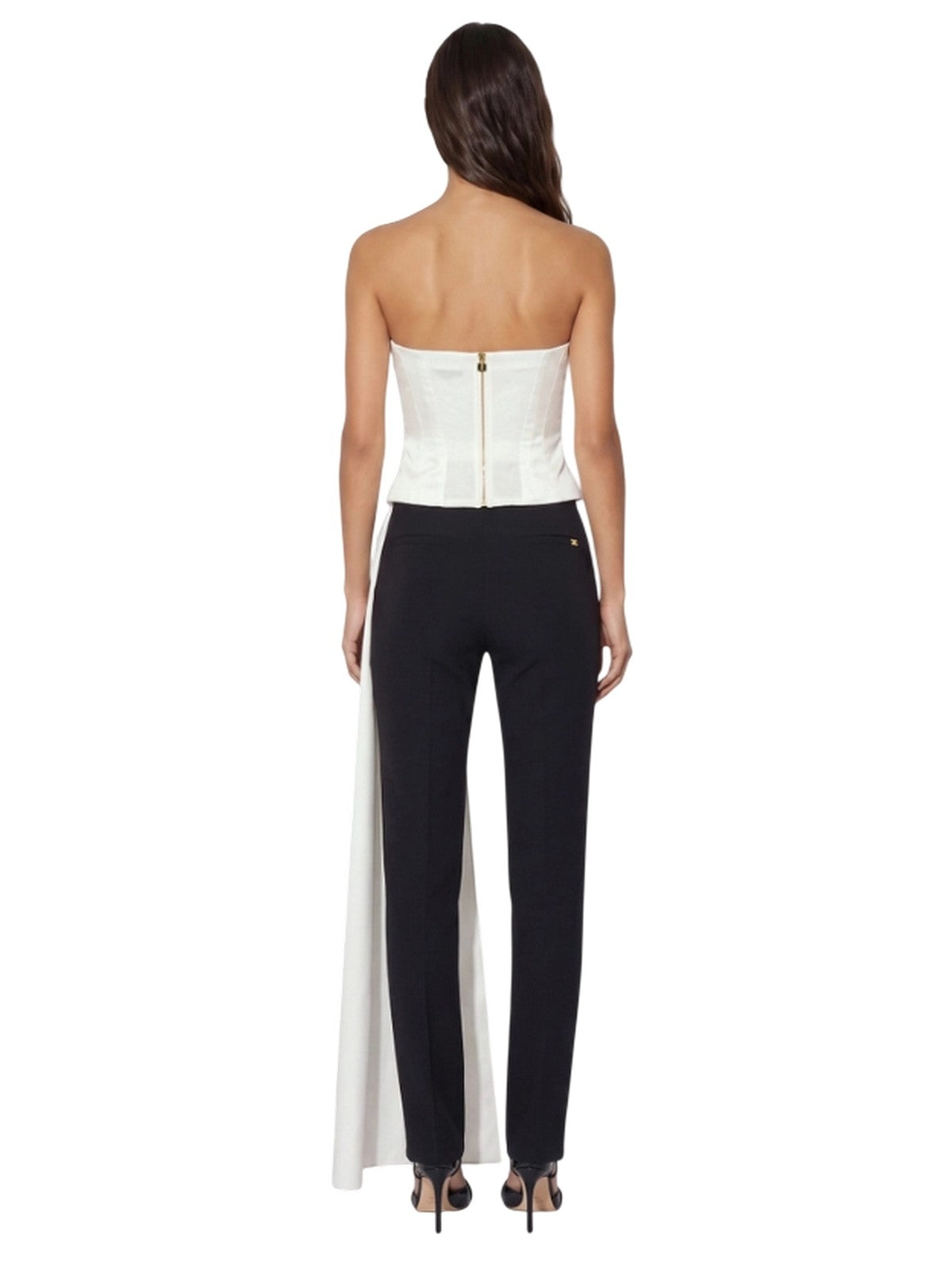 canoes and top woman Elisabetta Franchi - top - ivory