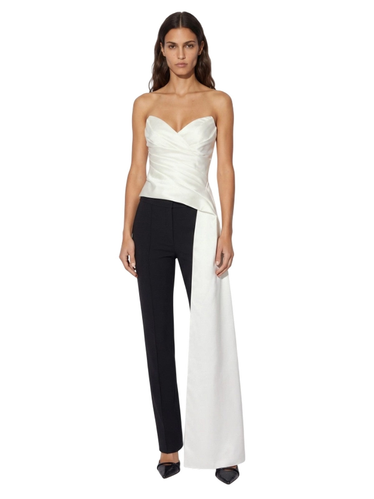 canoes and top woman Elisabetta Franchi - top - ivory
