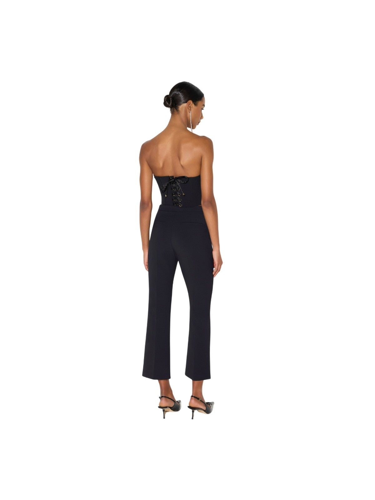 pantaloni donna elisabetta franchi - pantalone - nero