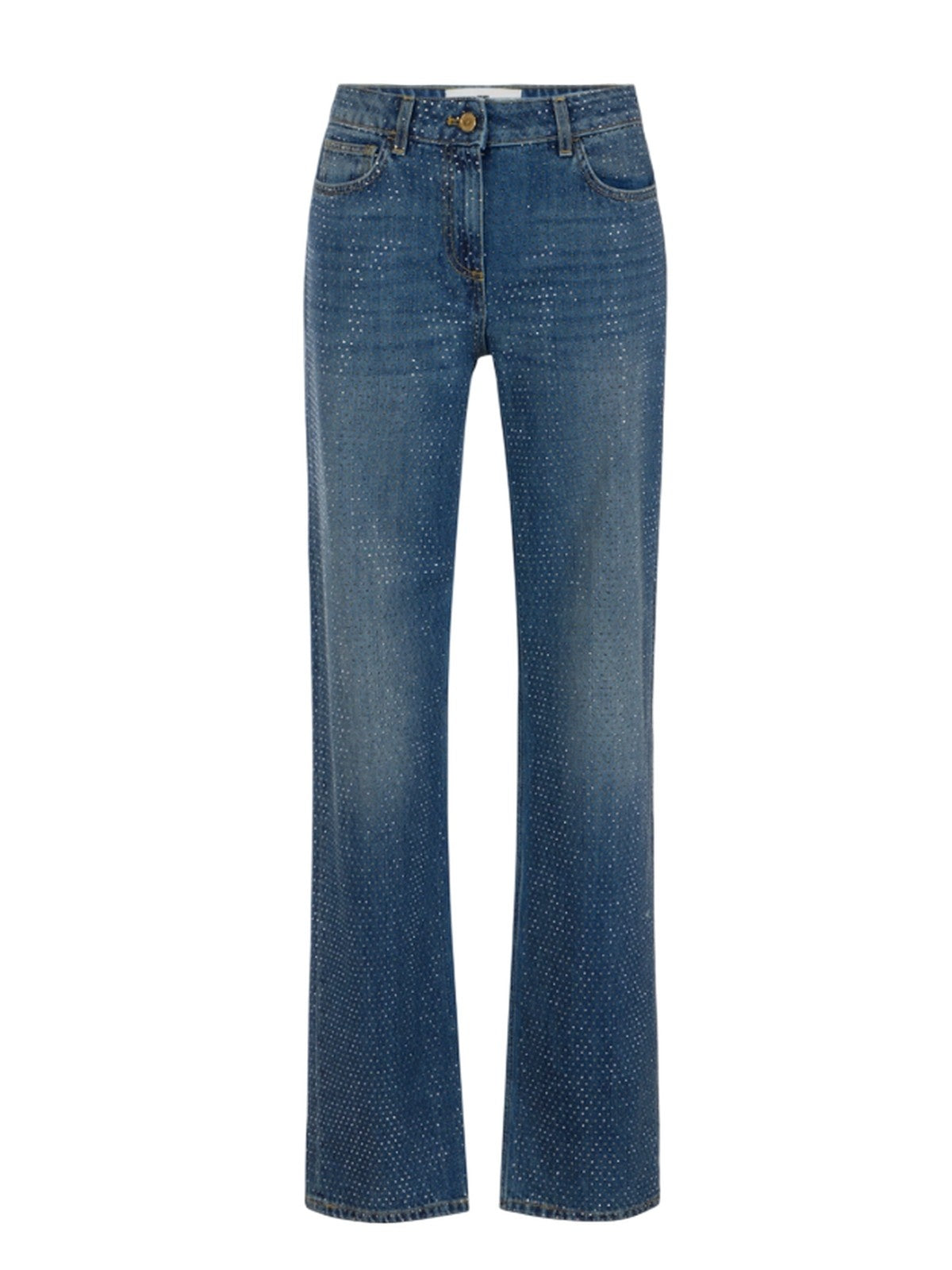 Women's trousers Elisabetta Franchi - pants mod jeans - blue